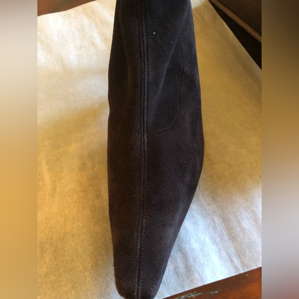 Vintage Stuart Weitzman chocolate suede Knee Boots - Picture 2 of 5